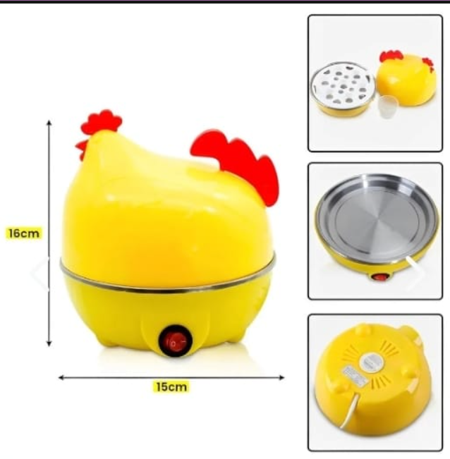 Hervidor de huevos gallina - dimensiones 15x16cm